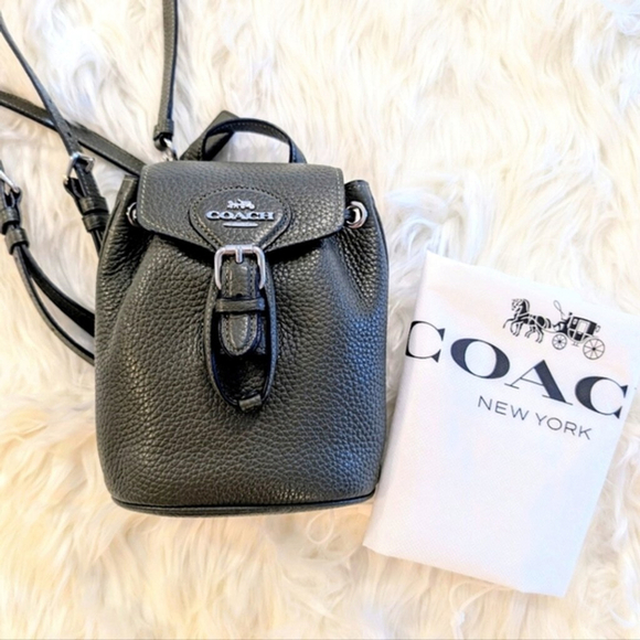 Coach Amelia Convertible Backpack - Leather - Olive Green - Picture 1 of 9